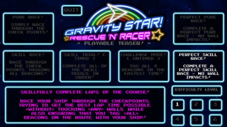 Gravity Star - Rescue 'n' Racer screenshot