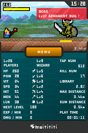 MinuteFrontier screenshot