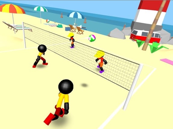 Stickman Beach Volleyball screenshot