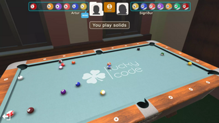 8 Ball Pool ( Billiard ) Multiplayer Completed Game Image