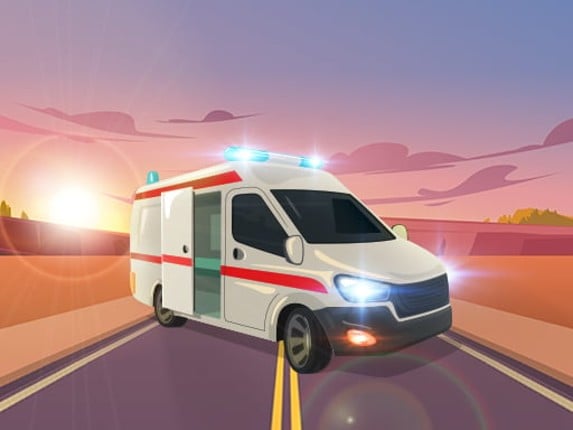 Ambulance Traffic Drive Game Cover