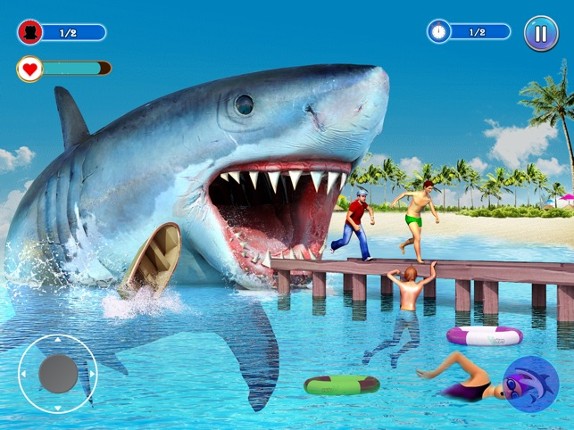 Angry Shark Attack Games 2024 screenshot