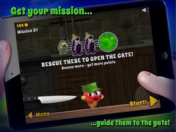 Captain Tomato & the Magic Gate screenshot