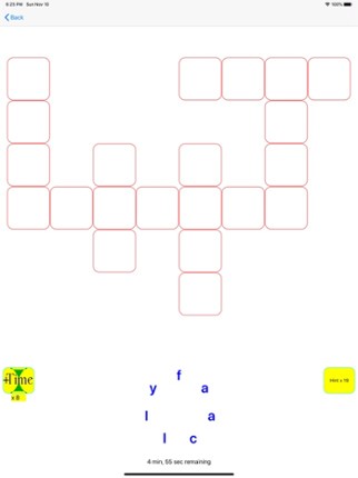 Expanding crossword puzzle Image
