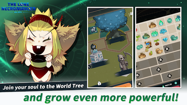 The Lone Necromancer: Idle RPG screenshot