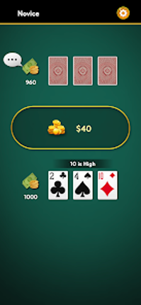 Three Card Brag screenshot