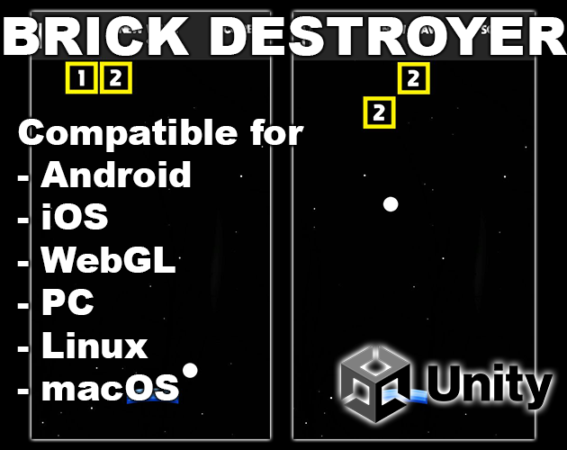 Games like Brick Destroyer - Unity Endless Game Source Code