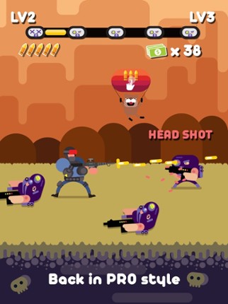 Gun Force PRO: shoot for watch screenshot