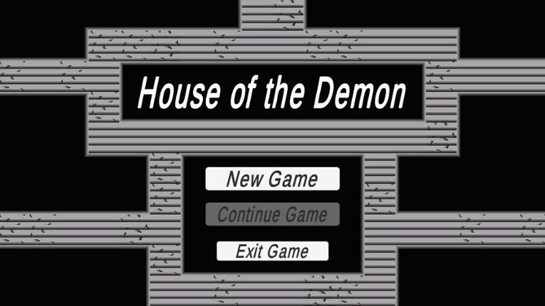 House Of The Demon Game Cover