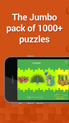 Jigsaw puzzles for kids, Game with 1000+ puzzle to play , Join pieces and learn screenshot