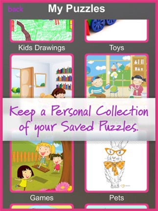 Kid's Jigsaw Touch Puzzle Jigty with Free Packs screenshot