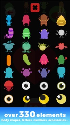 Kids Monster Creator - early math calculations using voice recording and make funny monster images Image