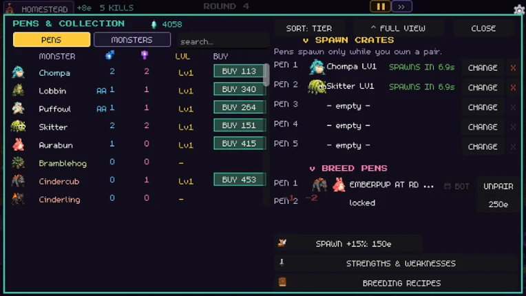 Monster Breeder Battler Image