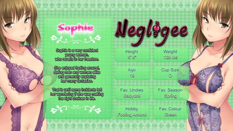 Negligee screenshot