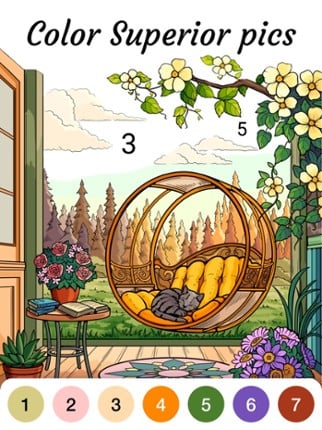 Zen Color - Color By Number Image