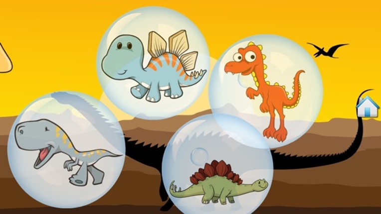 Dino Bubbles for Toddlers : discover the Dinosaurs ! FREE App screenshot