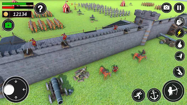 Castle Wall Defense: War Games Image