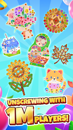 Unscrew Nuts Sort: Pin Puzzle screenshot