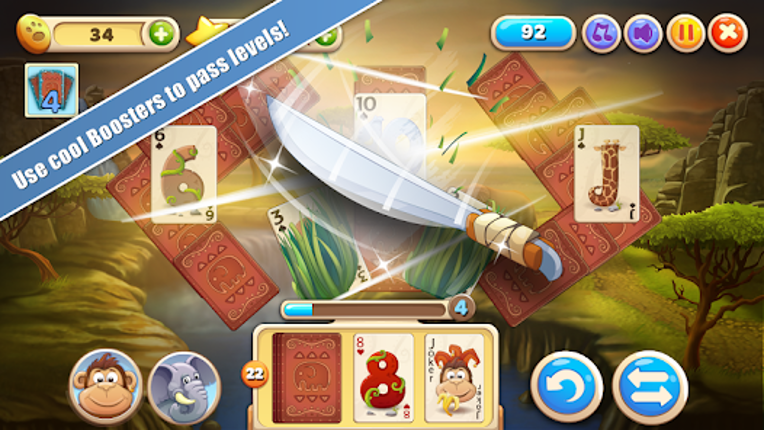 Solitaire Safari screenshot