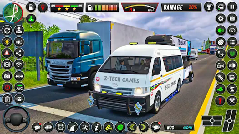 Bus Simulator 3D Euro Bus Game screenshot
