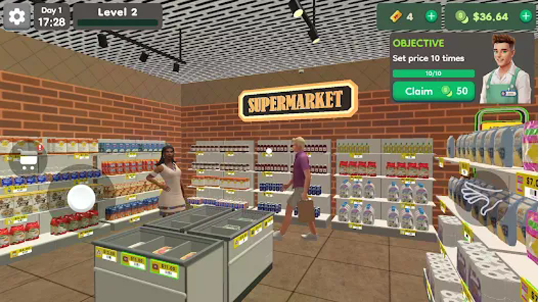 Supermarket Simulator Business screenshot