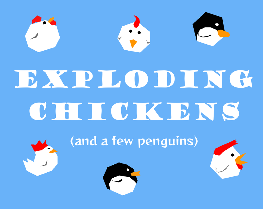 Games like Exploding Chickens (and a few penguins)