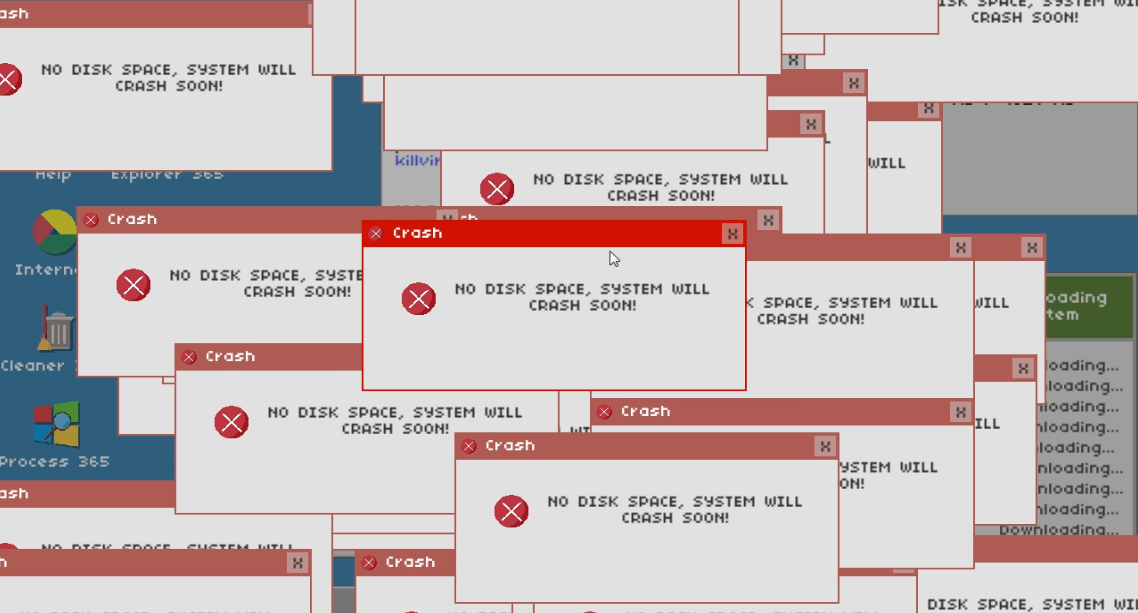Games like LD42 - No Disk Space