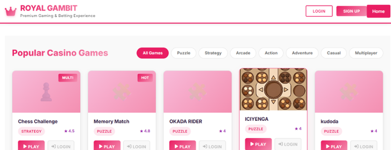 Multi App Betting Website Template Image