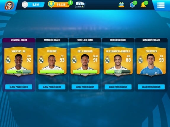 Online Soccer Manager (OSM) screenshot