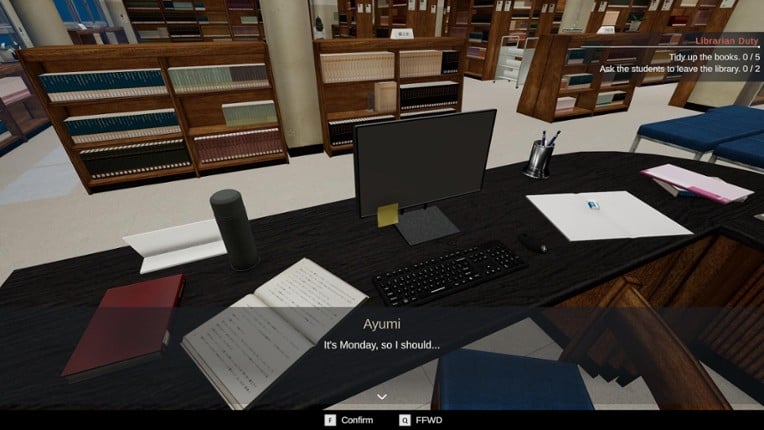 Solitary in the Library screenshot