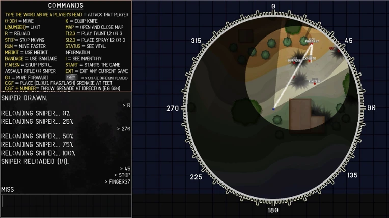 Text Battle Royale screenshot