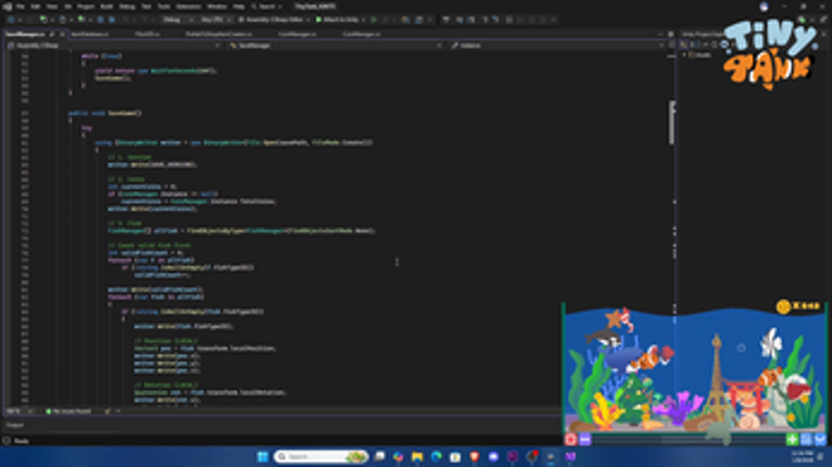TinyTank – A Cozy Aquarium Desktop Decoration Game Image