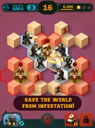 Zombie Sweeper: Action Puzzle screenshot