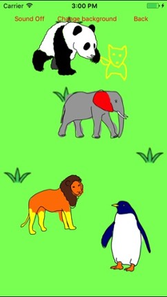 Zoo Animal Movin Coloring Book Image