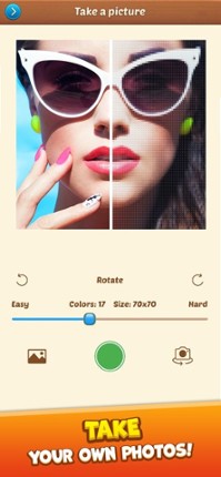 Cross Stitch: Coloring Art Image