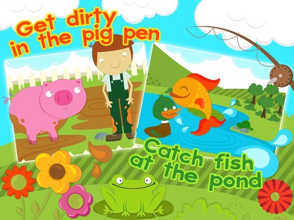 Farm Games Animal Games for Kids Puzzles Free Apps screenshot
