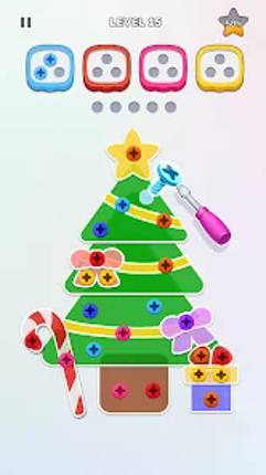 Unscrew Nuts Sort: Pin Puzzle screenshot