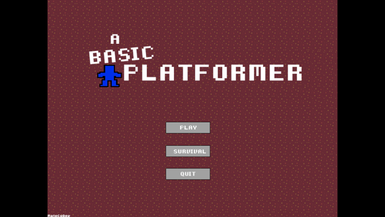 A BASIC PLATFORMER Image
