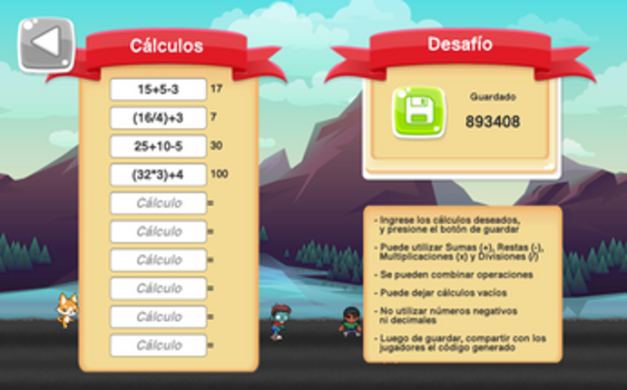 Carrera Matemática screenshot