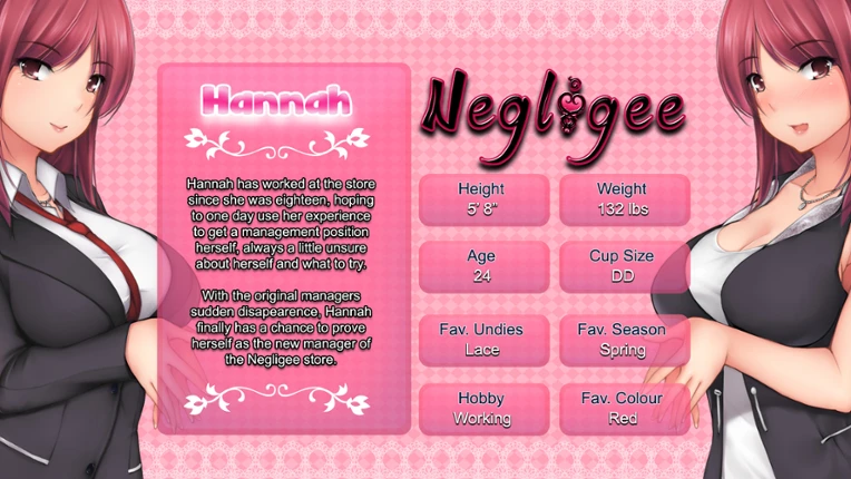 Negligee screenshot