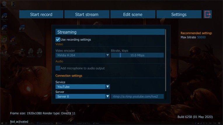PlayClaw 7 - Game Overlays, Recording and Streaming screenshot