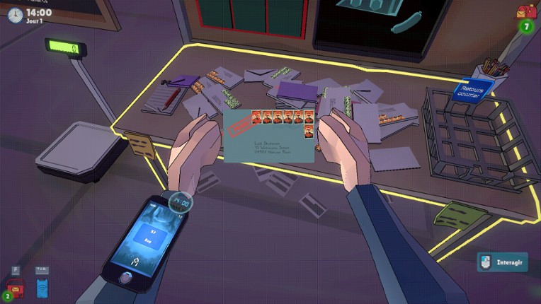 Postman Simulator screenshot