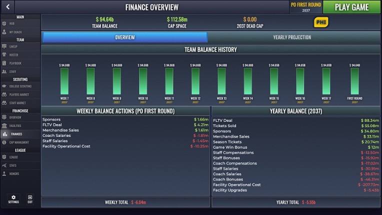 Ultimate Pro Football Coach screenshot