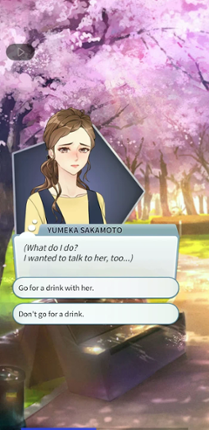 Under a Tree with Cherry Blossoms: Love with One's Back screenshot
