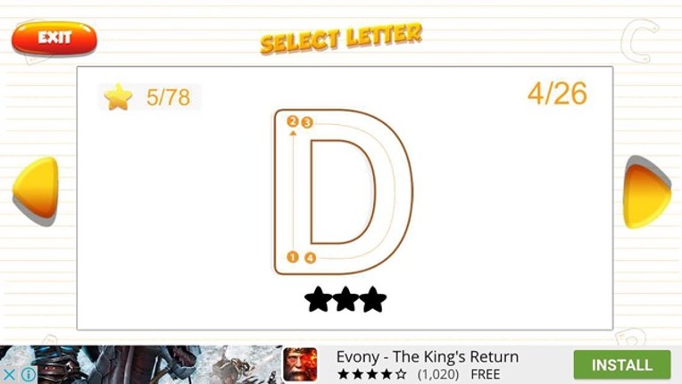 ABC Alphabet Tracing for Preschool Learing screenshot