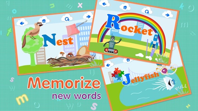 ABCs alphabet phonics games for kids based on Montessori learining approach screenshot