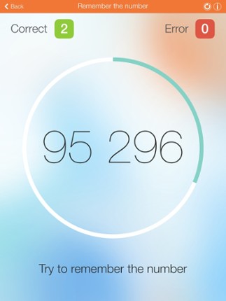 Brain Trainer 2 Free - Games for development of the brain: memory, perception, reaction and other intellectual abilities screenshot