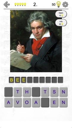 Famous Composers of Classical Music: Portrait Quiz screenshot