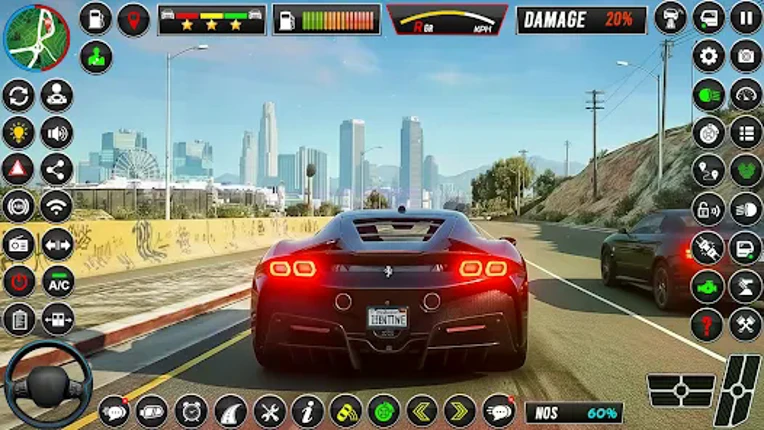 Open World Sim Car Driving 3D screenshot
