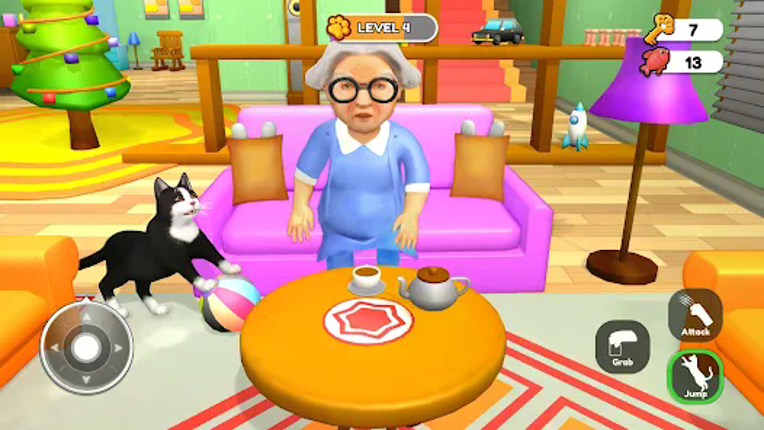 Bad Cat Sim: Granny Pet Game screenshot